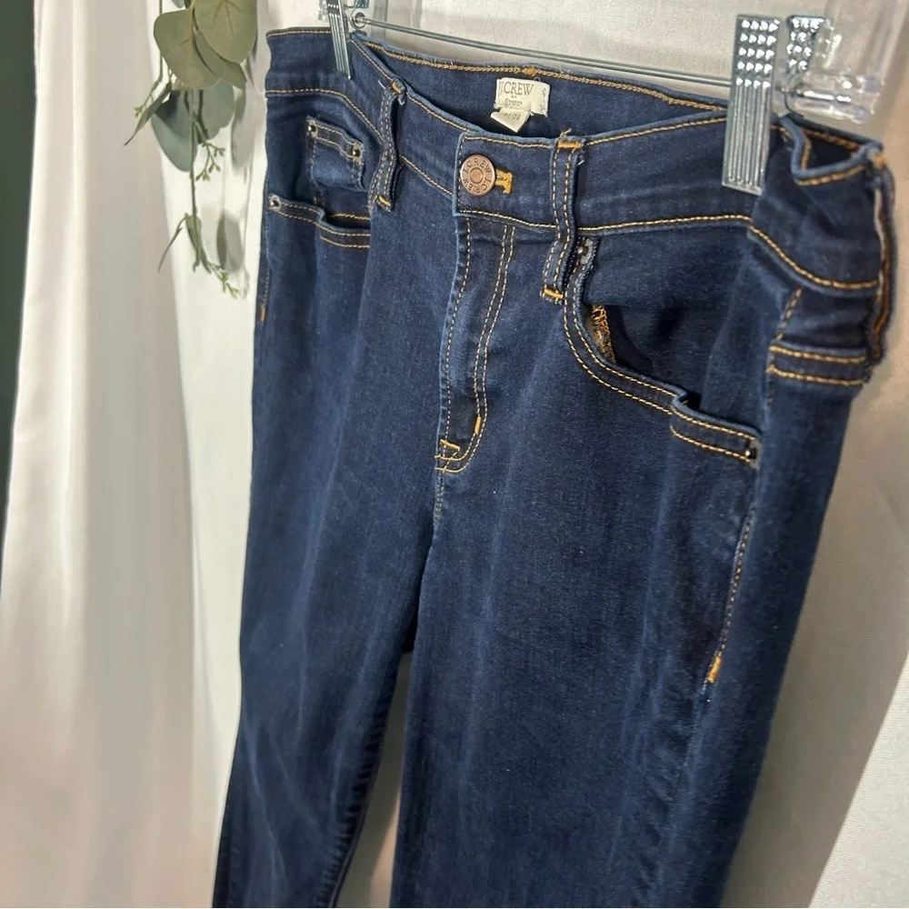J Crew | Stretch Jeans Dark Wash Denim Skinny Leg Women’s Size 31